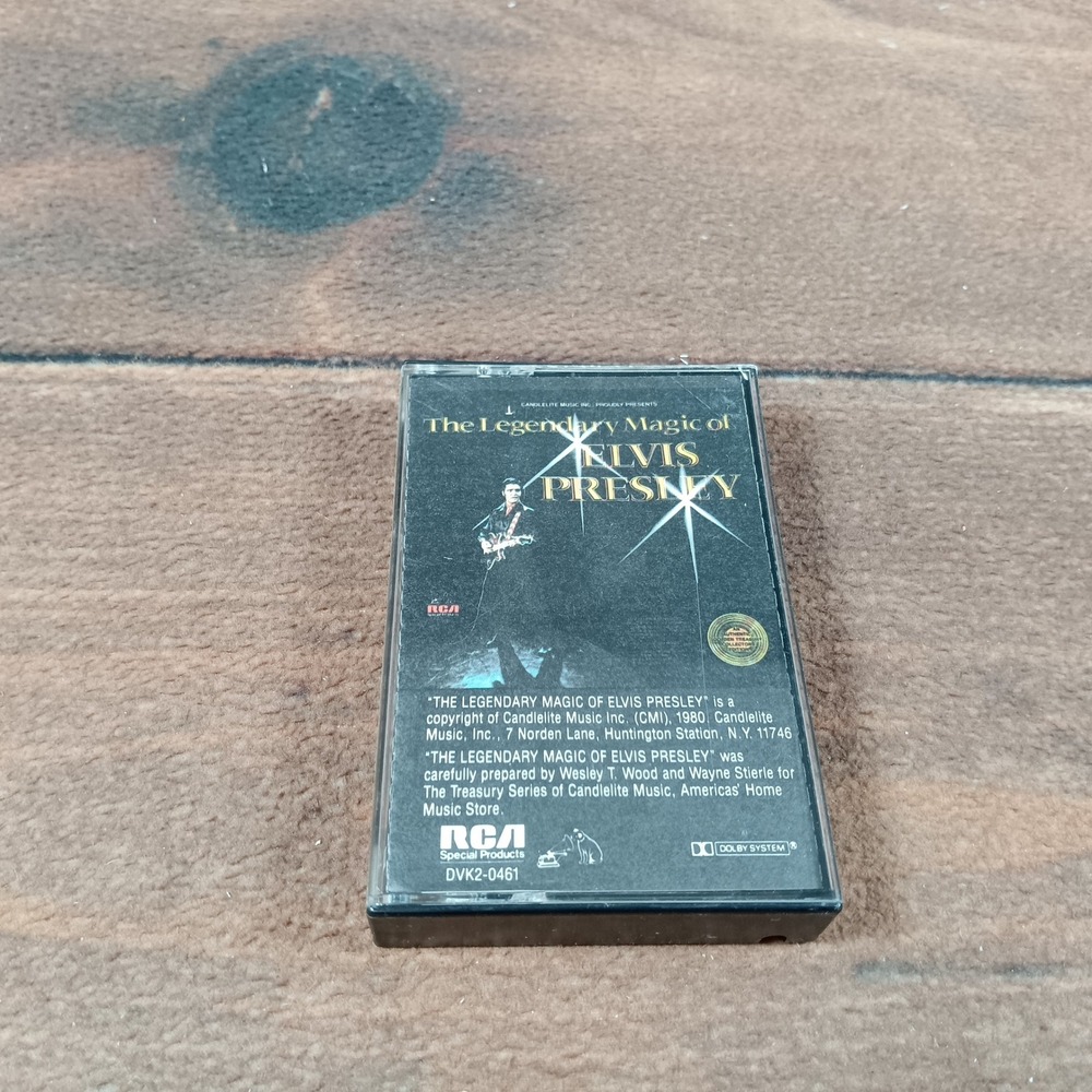 The Legendary Magic of Elvis Presley RCA DVk2 0461 Cassette Tape 1980